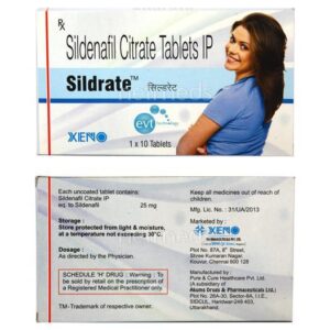 Sildrate 25mg Tablet 10'S