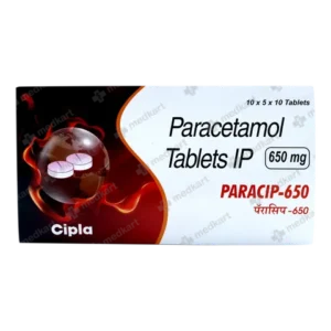 PARACIP 650MG TABLET 10'S