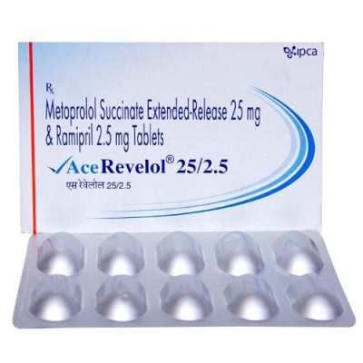 ACE REVELOL 25/2.5MG TAB 7`S