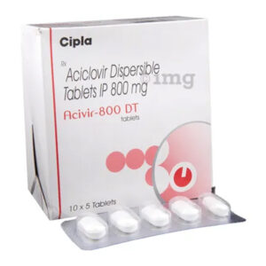 ACIVIR 800MG DT TAB 5`S