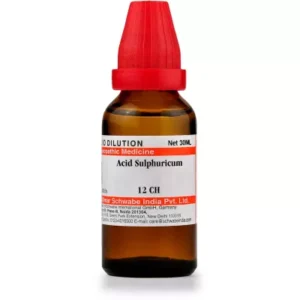 Willmar Schwabe India Acid Sulphuricum 12 CH (30ml)