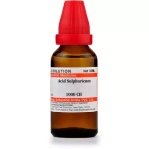 Willmar Schwabe India Acid Sulphuricum 1M (1000 CH) (30ml)