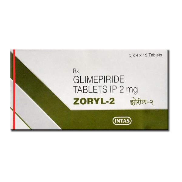 ZORYL 2MG TAB 15`S
