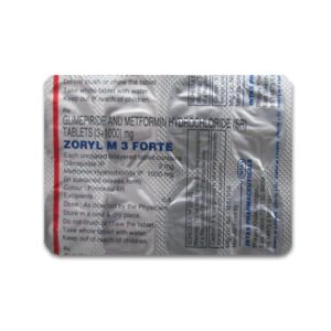 ZORYL M 3MG TAB 10`S