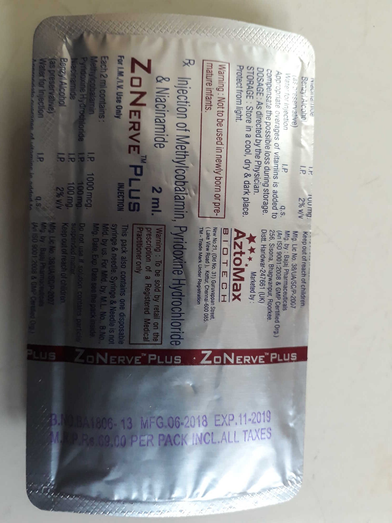 ZONERVE PLUS TAB 15`S
