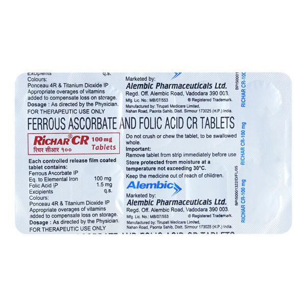 Richar CR 100mg Tablet 10'S
