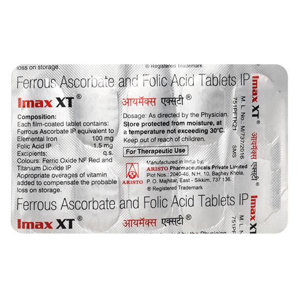 Imax XT Tablet 10'S