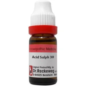 Dr Reckeweg Acid Sulphuricum 30 CH (11ml)