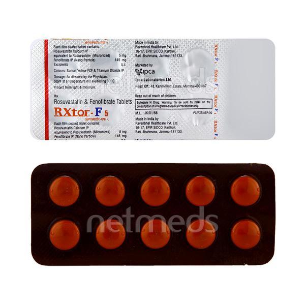 Rxtor F 5mg Tablet 10'S