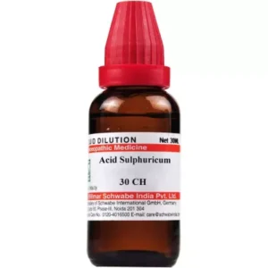 Willmar Schwabe India Acid Sulphuricum 30 CH (30ml)