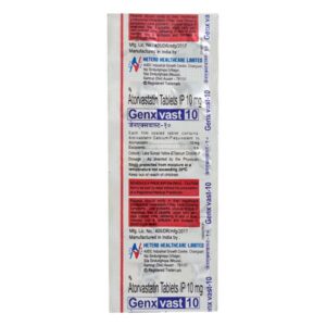 Genxvast 10mg Tablet 10'S