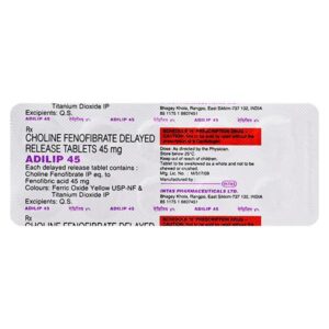Adilip 45mg Tablet 10'S