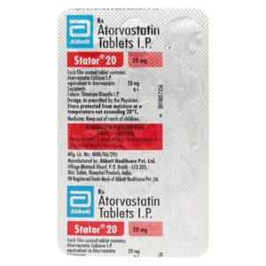 Stator 20mg Tablet 15'S