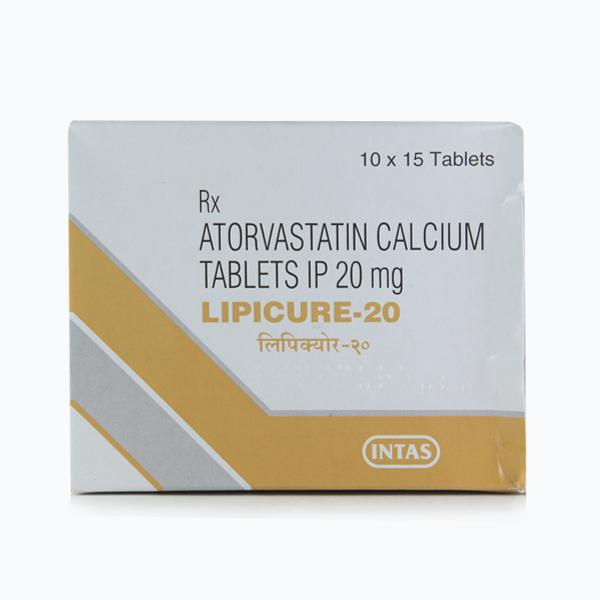 Lipicure 20mg Tablet 15'S