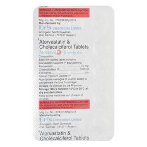 Atorsave D 10mg Tablet 15'S