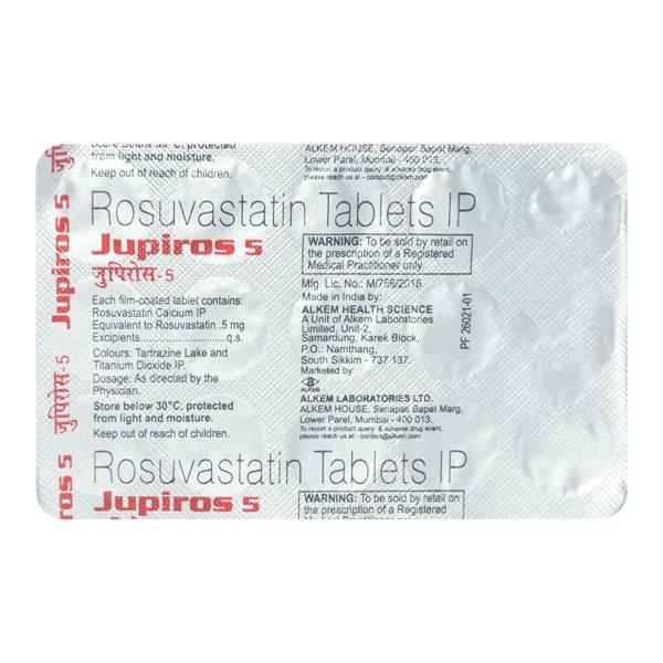 Jupiros 5mg Tablet 15'S