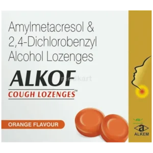 ALKOF COUGH LOZ (ORANGE) 10's