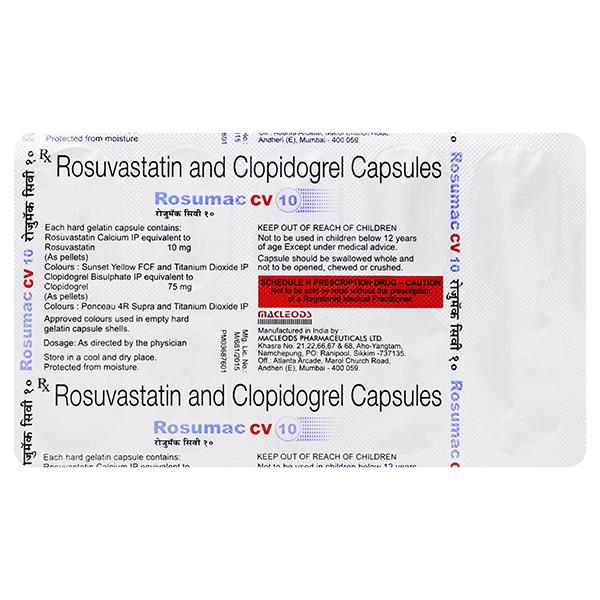 Rosumac CV 10mg Capsule 10'S