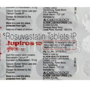 Jupiros 10mg Tablet 15'S