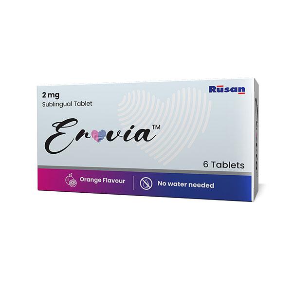 EROVIA 2 MG ORANGE FLAVOUR Sublingual Tablet 6's
