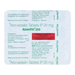 ATORFIT 20 Tablet 20's