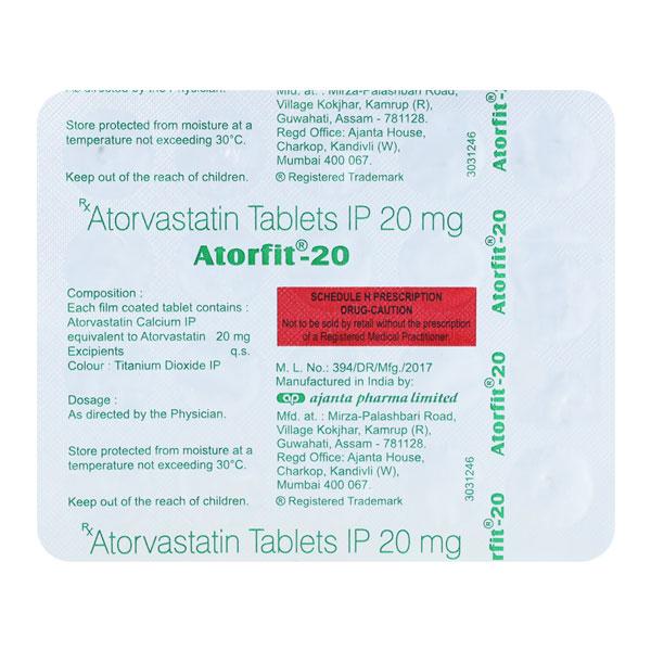 ATORFIT 20 Tablet 20's