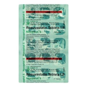 Novastat 5mg Tablet 15'S