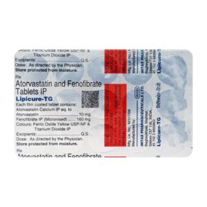 Lipicure TG 160mg Tablet 15'S