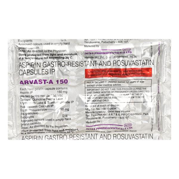 Arvast A 150mg Capsule 10'S
