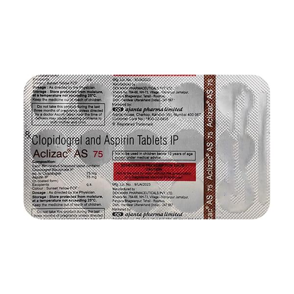 ACLIZAC AS 75 Tablet 15's