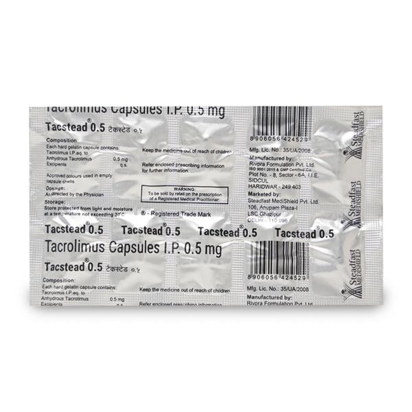 Tacstead 0.5mg Capsule 10'S