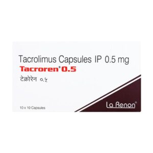 Tacroren 0.5mg Capsule 10'S