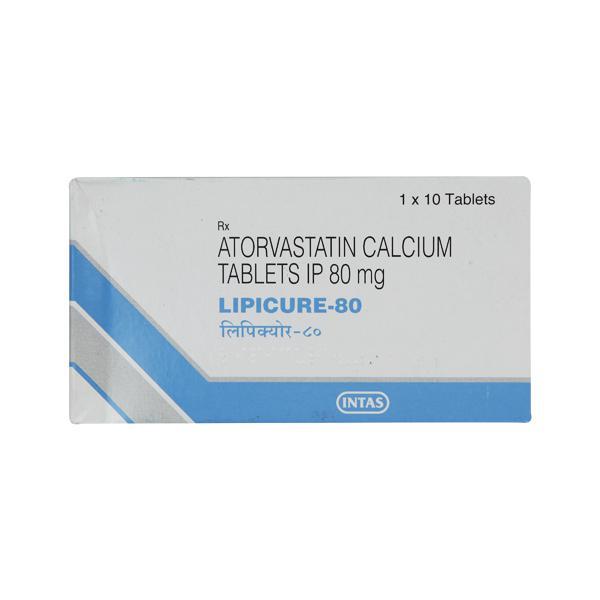 Lipicure 80mg Tablet 10'S