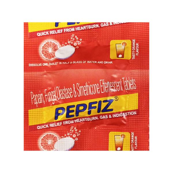 PEPFIZ TASTY ORANGE FLAVOUR Effervescent Tablet 2's