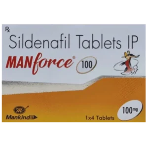 MANFORCE 100MG TABLET 4'S