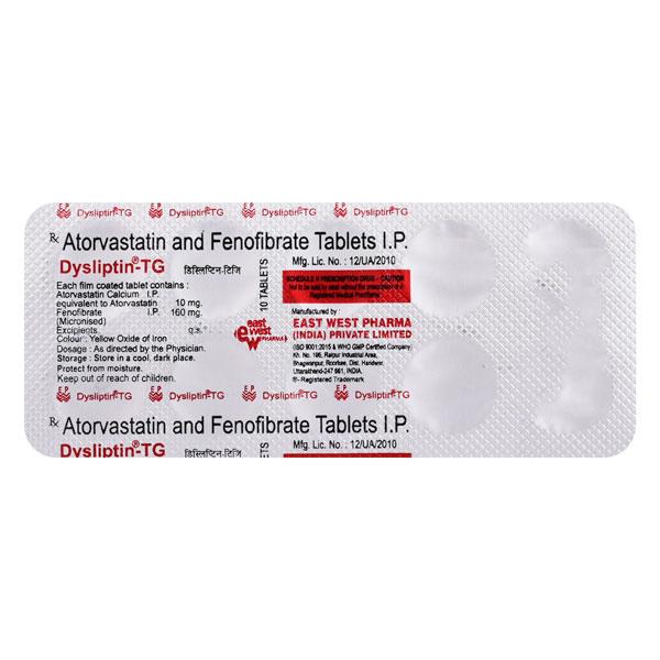 Dysliptin TG Tablet 10'S
