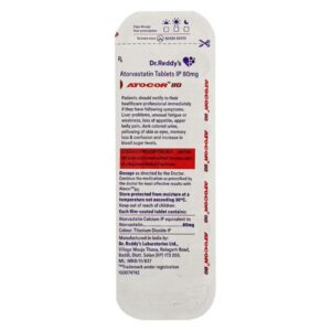 Atocor 80mg Tablet 14'S