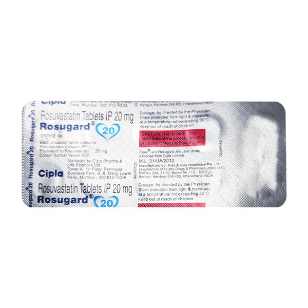 ROSUGARD 20 Tablet 10's