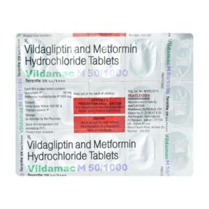 VILDAMAC M 50/1000mg Tablet 15's