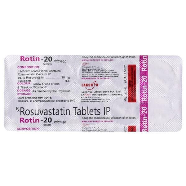 ROTIN 20mg Tablet 10's