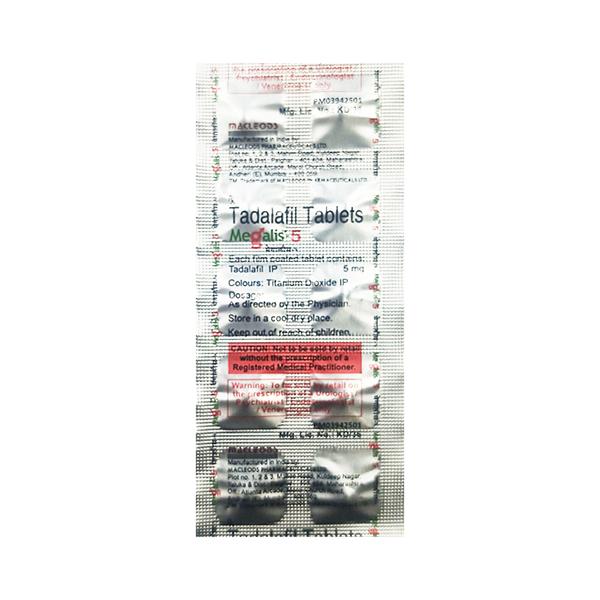 MEGALIS 5 Tablet 10's