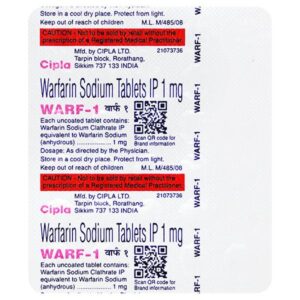 WARF 1mg Tablet 30's
