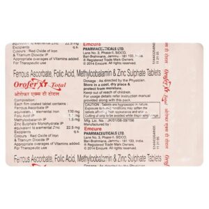 Orofer XT Total Tablet 10'S