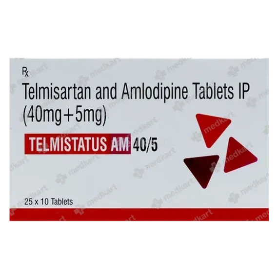 TELMISTATUS AM 40/5MG TABLET 10'S