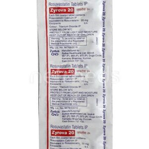Zyrova 20mg Tablet 10'S