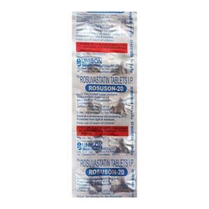 Rosuson 20mg Tablet 10'S
