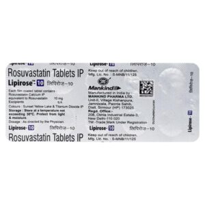 Lipirose 10mg Tablet 10'S
