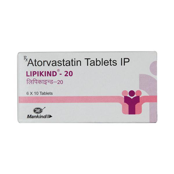 Lipikind 20mg Tablet 10'S