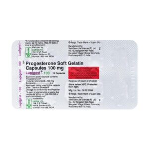 Lupigest 100mg Capsule 10'S