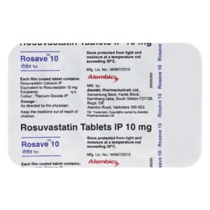 Rosave 10mg Tablet 15'S
